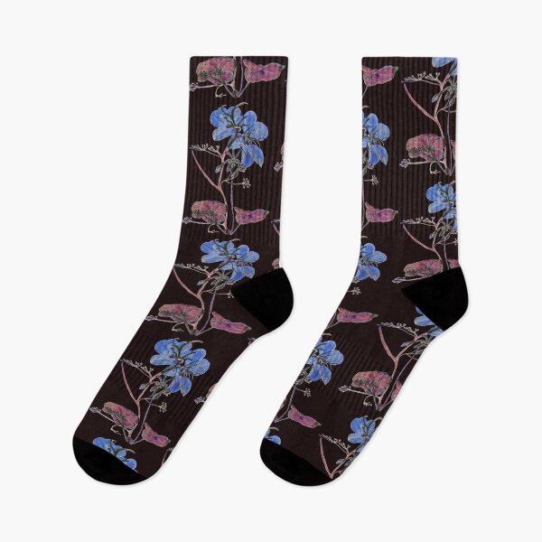 Item preview, Floral Blue Watercolor Print, Botanical design Blue flowers designed and sold by ZenArt-Fern.