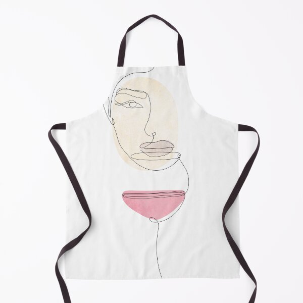 Item preview, female wine line designed and sold by SurfolioPrints.