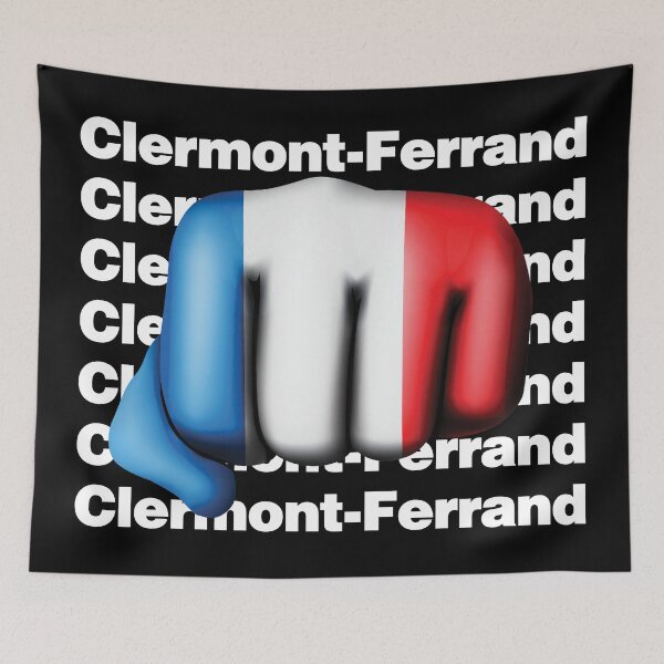 Item preview, Strong Clermont-Ferrand French Fist France Flag designed and sold by elhefe.