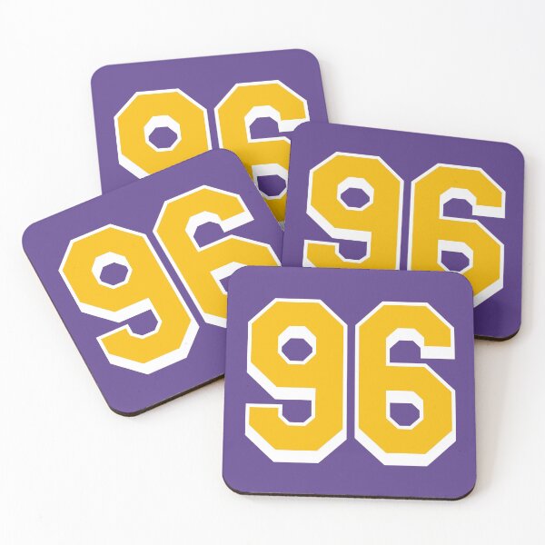 Item preview, 96 Yellow Number ninety-six Purple Basketball Jersey designed and sold by elhefe.