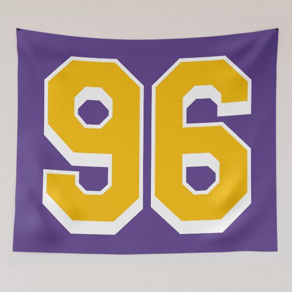 Item preview, 96 Yellow Number ninety-six Purple Basketball Jersey designed and sold by elhefe.