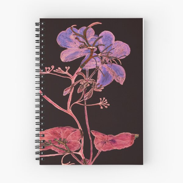 Item preview, Floral Blue Watercolor Print, Botanical design Blue pink flowers designed and sold by ZenArt-Fern.