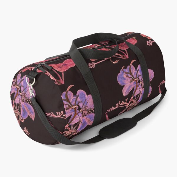 Item preview, Floral Blue Watercolor Print, Botanical design Blue pink flowers designed and sold by ZenArt-Fern.