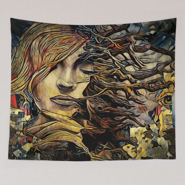 Item preview, Abstraction Of Blonde Girl designed and sold by thersant.
