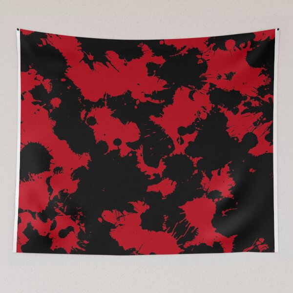 Item preview, Red and Black Paint Splatter designed and sold by BigTexFunkadelic.