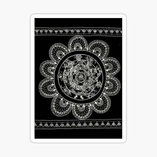 created to bloom Sticker