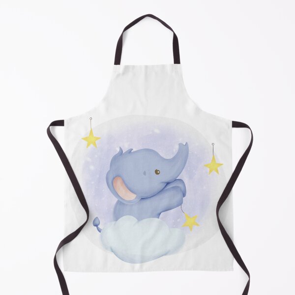 Item preview, Adorable Kawaii baby elephant hanging starts at bedtime designed and sold by The Willow Of Rain City.