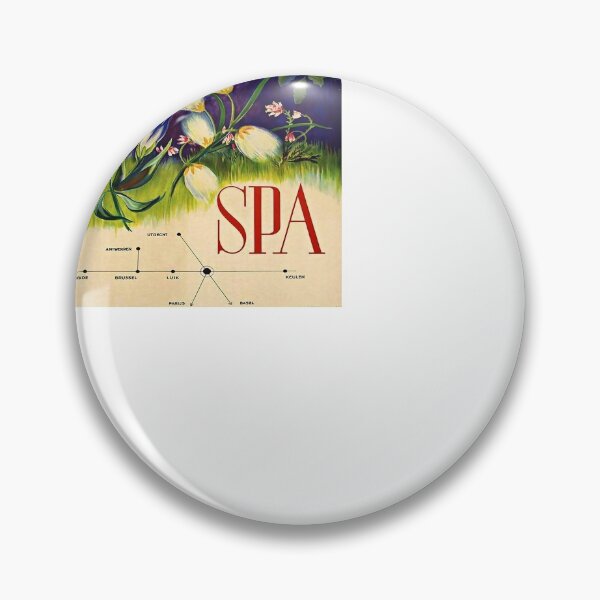 Item preview, retro iconic Spa designed and sold by CorasPosters.