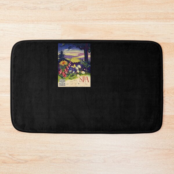 Item preview, retro iconic Spa designed and sold by CorasPosters.