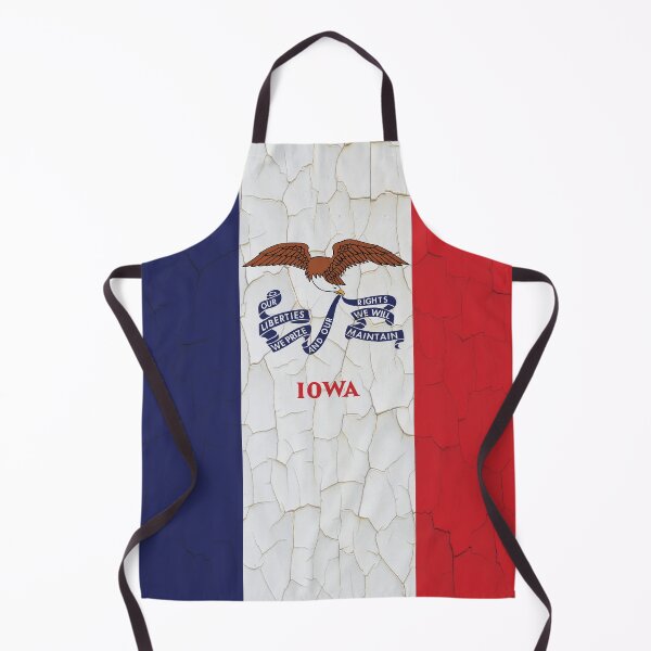 Item preview, Iowa Flag Grunge Wall designed and sold by TRowanDesign.