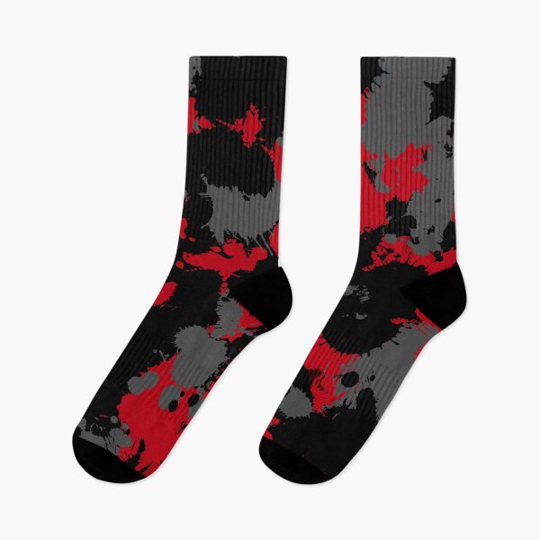 Item preview, Red Grey and Black Paint Splatter designed and sold by BigTexFunkadelic.