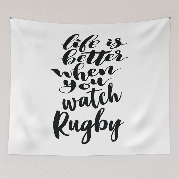 Item preview, Life Is Better When You Watch Rugby designed and sold by ProjectX23.