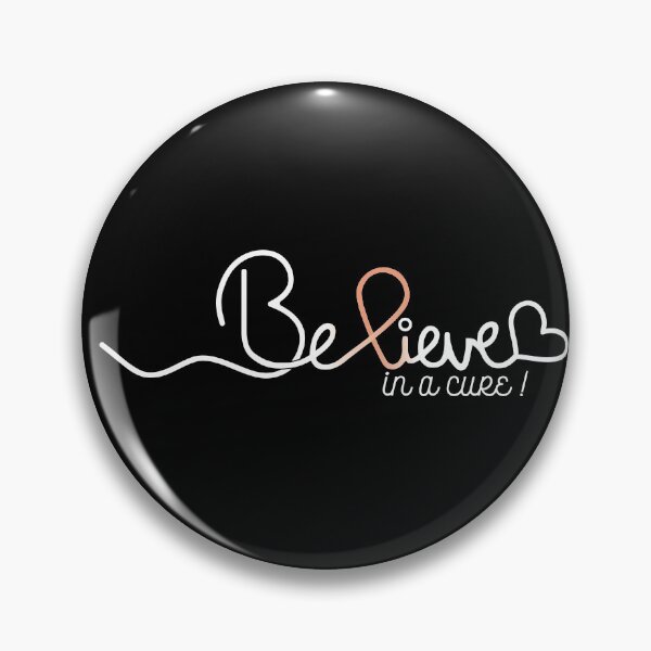 Item preview, Believe- Endometrial Cancer Awareness Gifts for Women Endometrial Cancer Support Ribbon designed and sold by Awarenessshop.