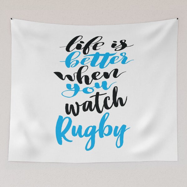 Item preview, Life Is Better When You Watch Rugby designed and sold by ProjectX23.