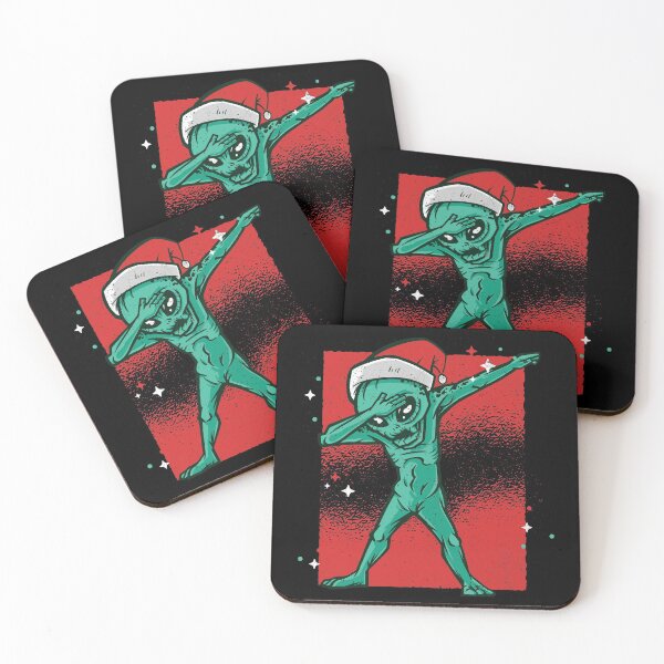 Item preview, Vintage Dabbing Alien Christmas Ugly Xmas Santa Claus Dab designed and sold by Saad Akchich.