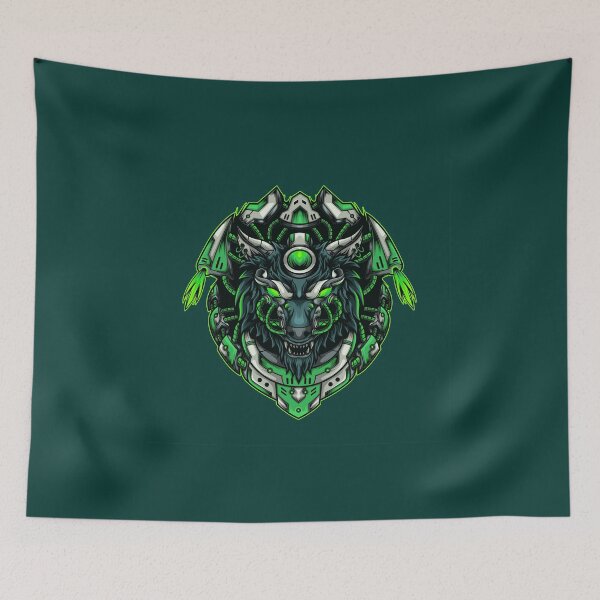 Item preview, Knighted Green Wolf designed and sold by CAsual-Fashion.