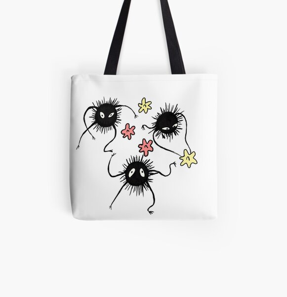 sprites de suie Tote bag doublé