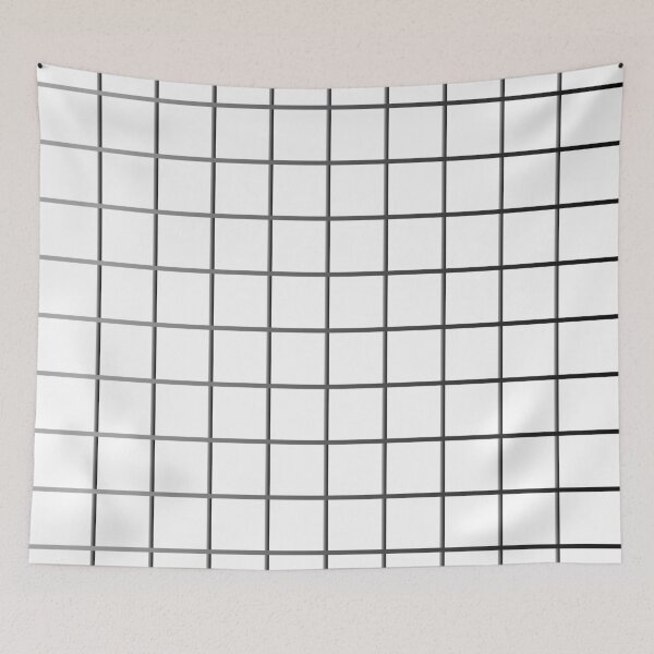 Item preview, Minimal Black and White Gradient Geometric Line Pattern  designed and sold by Christeena-.