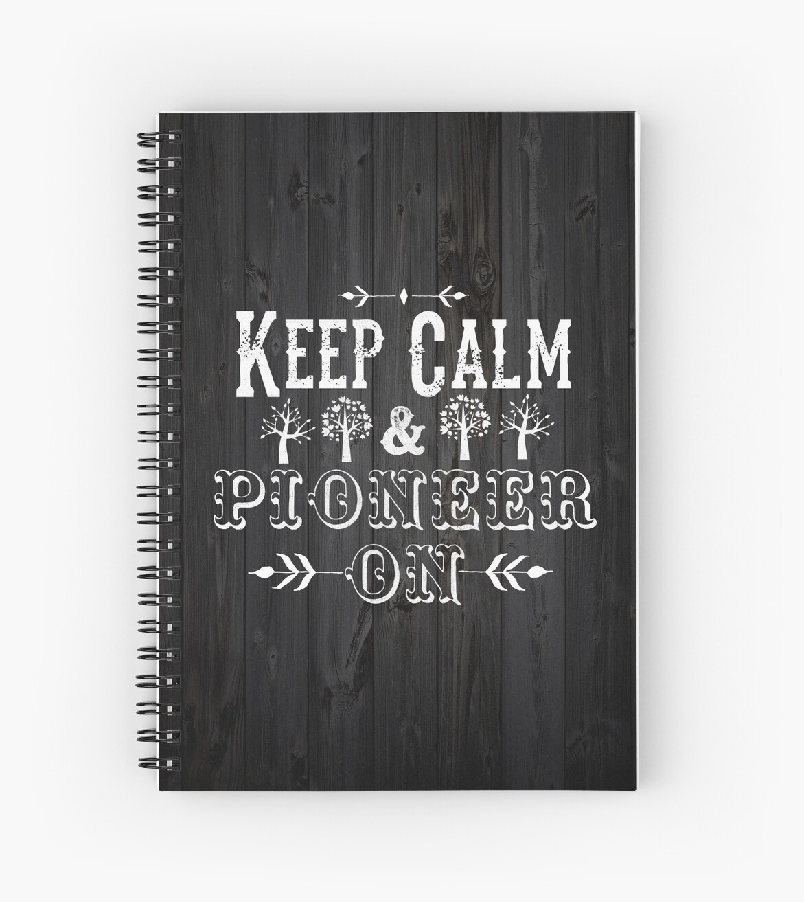 "Pioneer On" Spiral Notebooks by JW ARTS & CRAFTS Redbubble