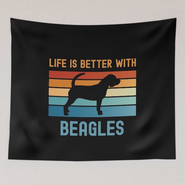 Item preview, Life is better with Beagles designed and sold by LushCatDesign.