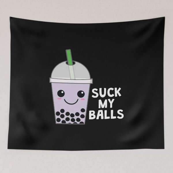 Item preview, Té de boba; Té de burbujas; Kawaii; Chupa mis bolas (tapioca) designed and sold by EstelleStar.