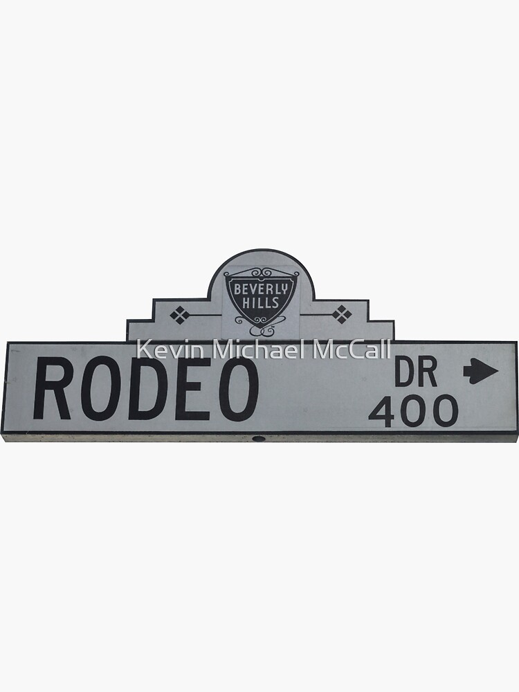 Premium Photo  Rodeo dr drive road sign in beverly hills los angeles  united states