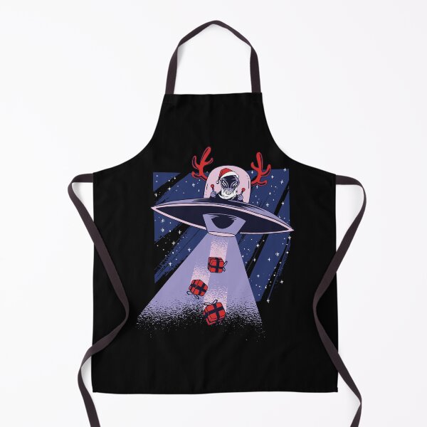 Item preview, Alien Santa Claus Distributing Christmas Gifts From UFO designed and sold by Saad Akchich.