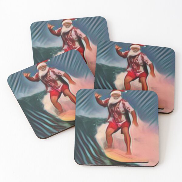 Item preview, Totally Stoked Surfer Santa Shaka designed and sold by Gordon Nelson.