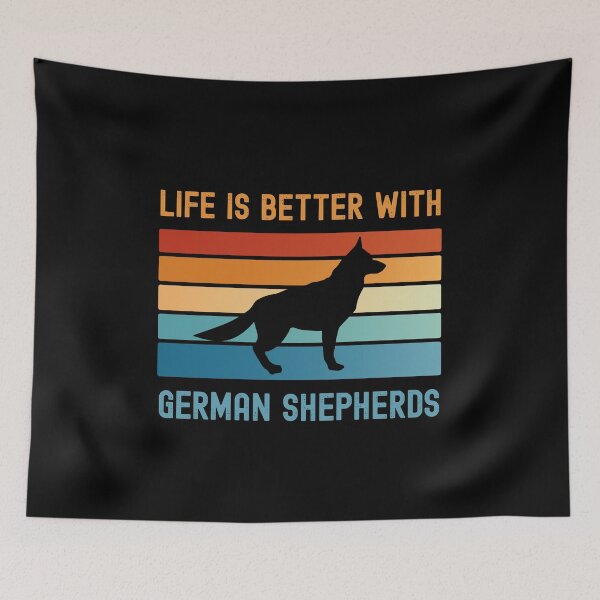Item preview, Life is better with German Shepherds designed and sold by LushCatDesign.