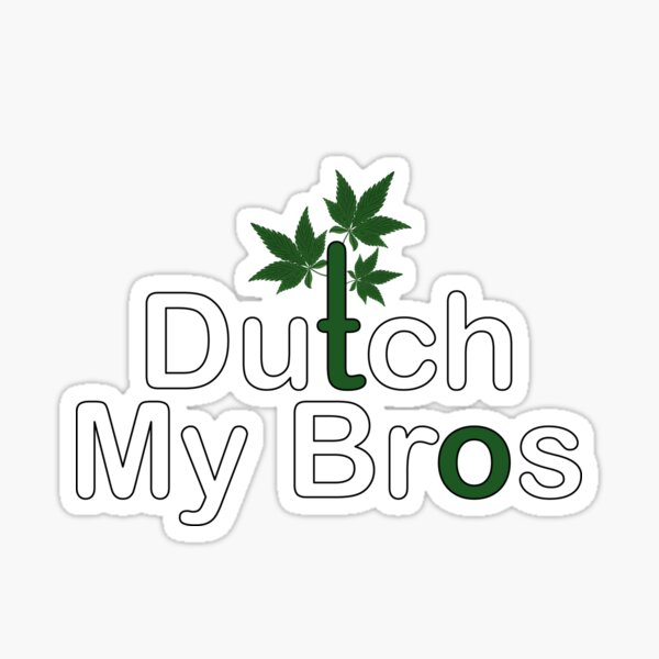 " Dutch My Bros Sticker / dutch bros" Sticker by WorldDesign24