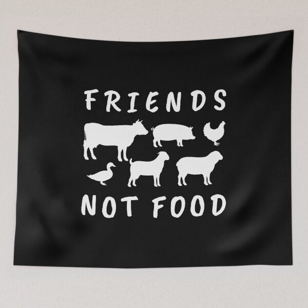 Item preview, Friends Not Food - Animal Lover, Vegetarian designed and sold by EstelleStar.