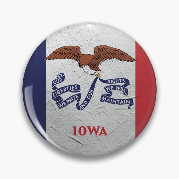 Item preview, Iowa Flag Wall  designed and sold by TRowanDesign.