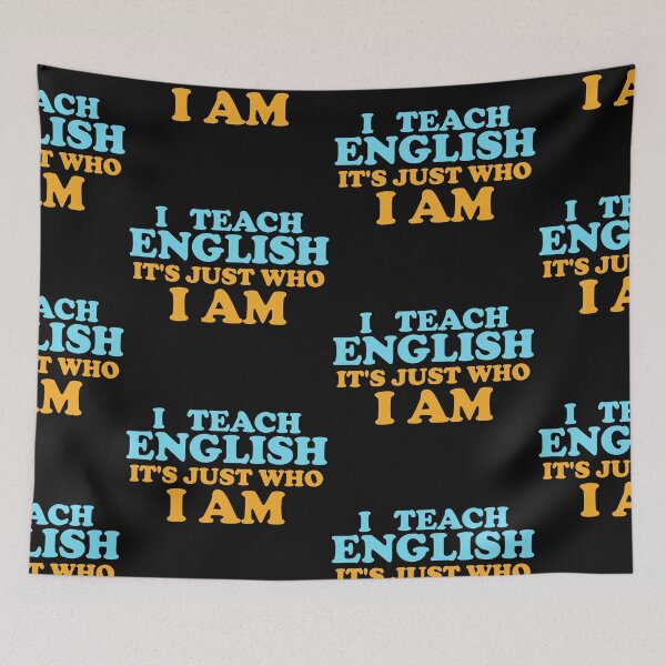 Item preview, I Teach English, Its Just Who I Am designed and sold by Chubuter.