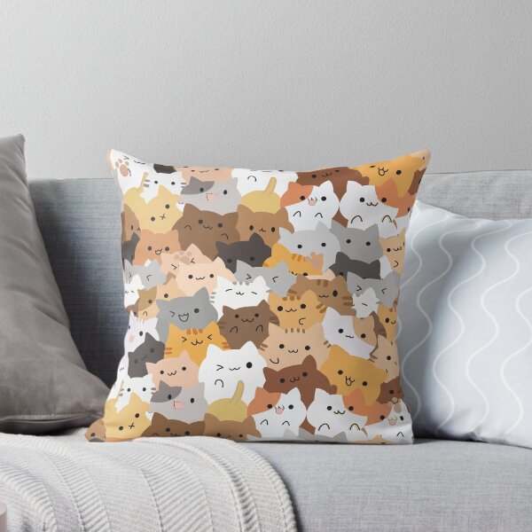 Item preview, Sweet Happy Cub Kittens - Cats Pattern designed and sold by Chaotic Neutral.