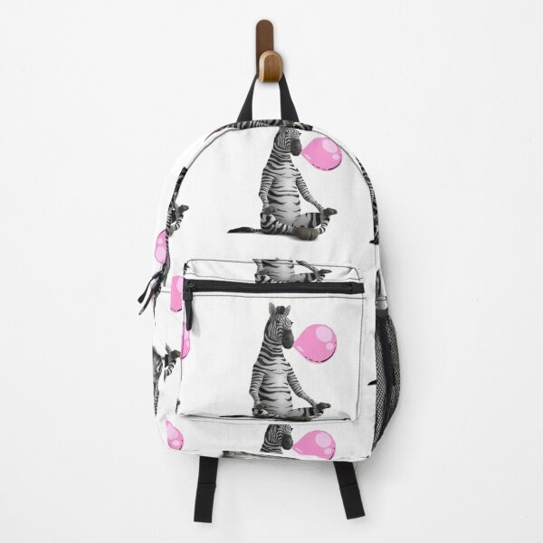 Item preview, Zebra with Bubble Gum  designed and sold by ArtHeaven6.