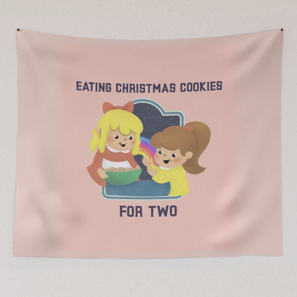 Item preview, Eating Christmas cookies for two designed and sold by TeesKeeper.