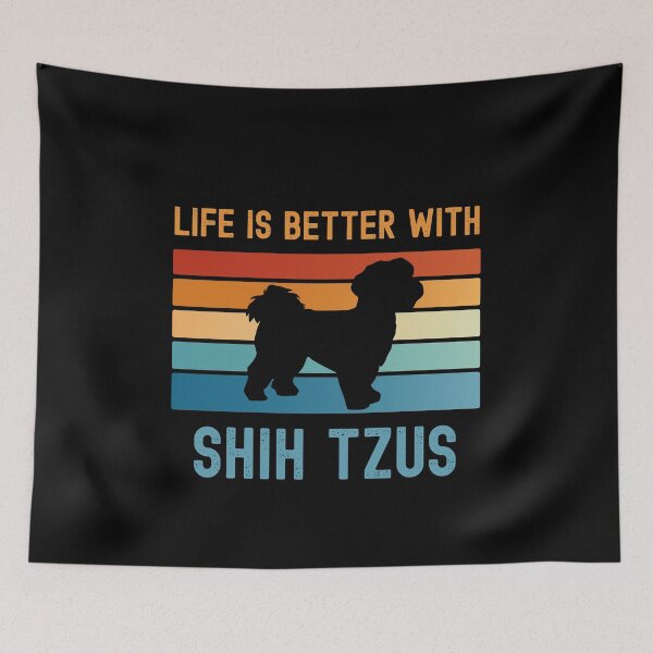 Item preview, Life is better with Shih Tzus designed and sold by LushCatDesign.