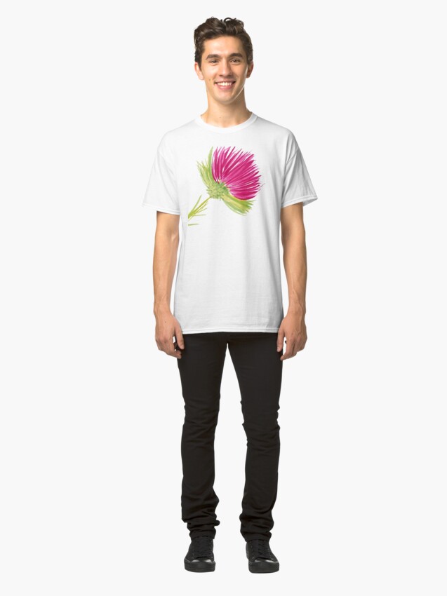 Alternate view of Brilliant Thistle Classic T-Shirt