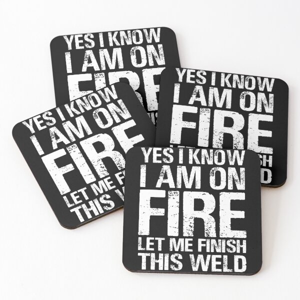 Item preview, I know i am on fire - Funny Welder Welding Gifts designed and sold by teesakura90.