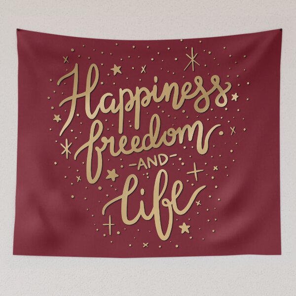 Item preview, Happiness Freedom & Life designed and sold by AliceCorsairs.