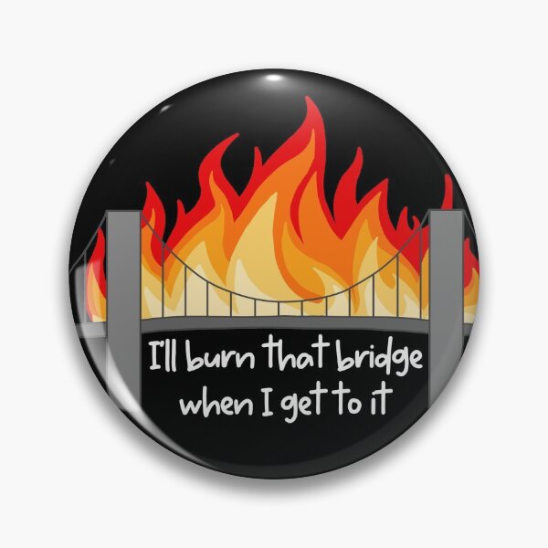 Item preview, Burning bridges  designed and sold by Buddy’s Collars.