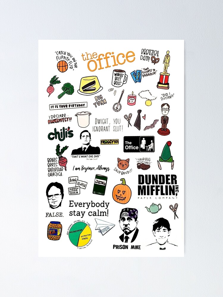 Dunder Mifflin Paper Company Logo Sticker Decal (The Office Funny tv Show)  3 x 4 inch c