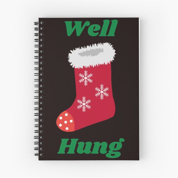 Item preview, Well Hung, Christmas Pun designed and sold by Felicity-K.