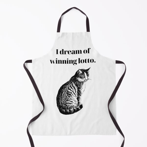 Item preview, Kitty dreams of winning lotto designed and sold by dollymademe.