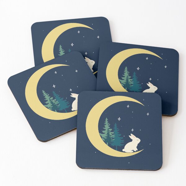 Item preview, Crescent moon rabbit forest designed and sold by galax-C.