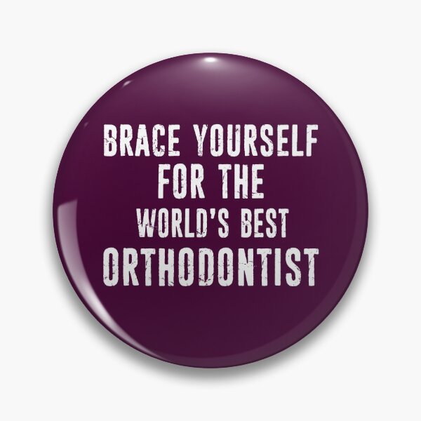 Item preview, Funny Braces Dentist Dentistry Dental Surgeon Orthodontics Gift Distressed Typography designed and sold by niftee.