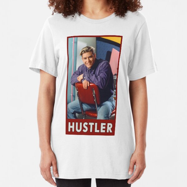 Zack Morris Saved By the Bell Hustler Slim Fit T-Shirt