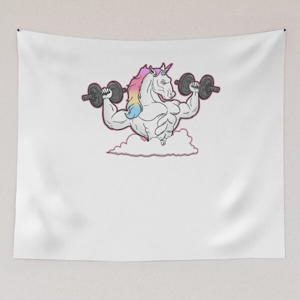 Item preview, Weight Lifting Unicorn designed and sold by EverythingKawai.