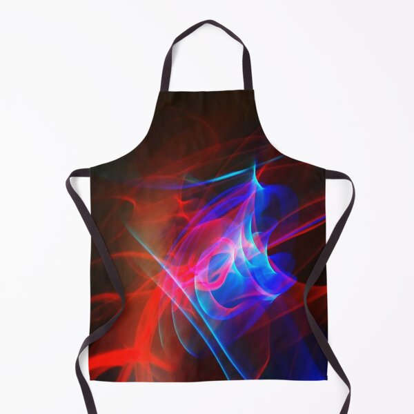 Item preview, Dramatic Neon Red And Blue Abstract - Long Night Exposure. designed and sold by Oaks Creations.