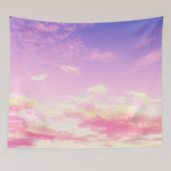 Item preview, Pastel Sunset Pink Clouds designed and sold by Felicity-K.
